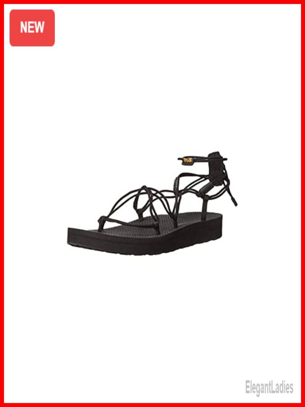 Midform Infinity Platform Sandals with Recycled Webbing